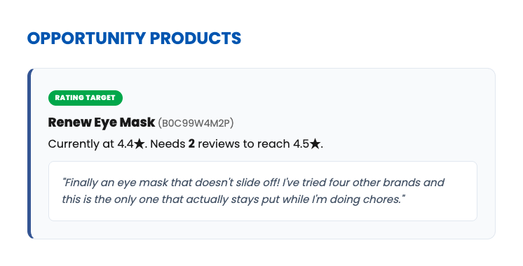 Opportunity Products